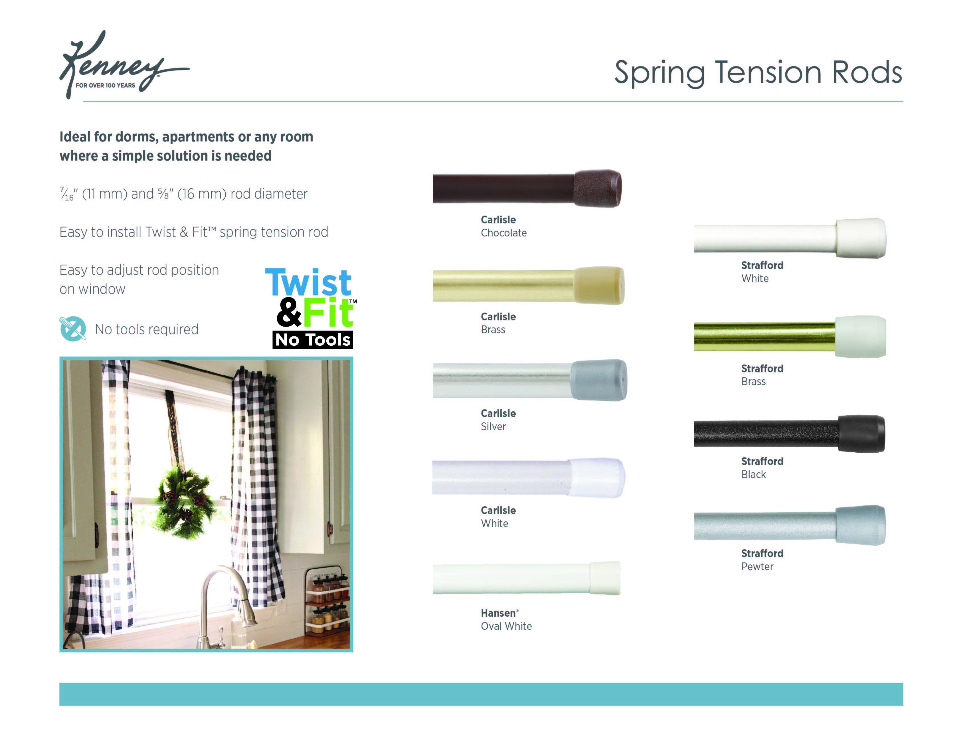 Spring Tension Rods